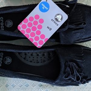 Adela suede black moc